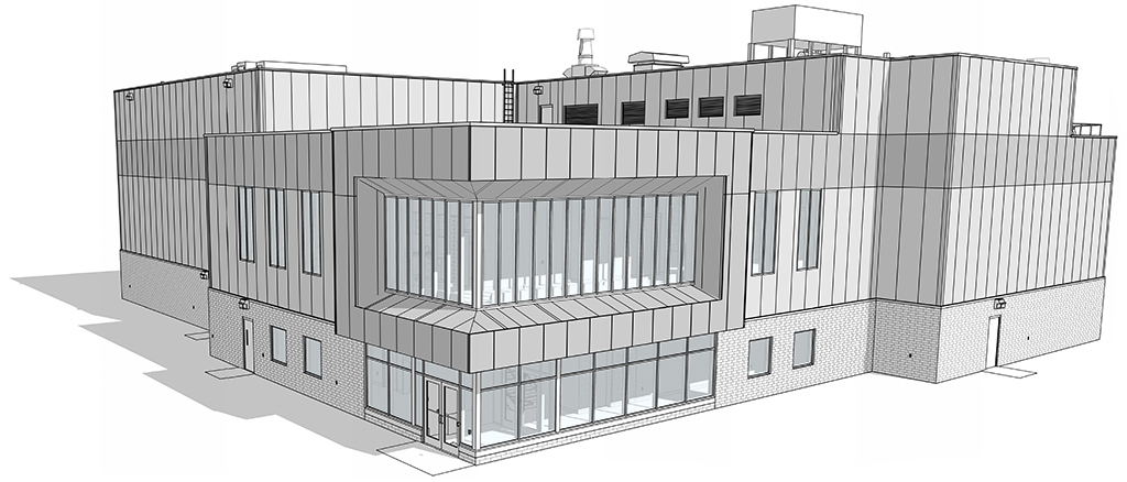 a rendering of a building