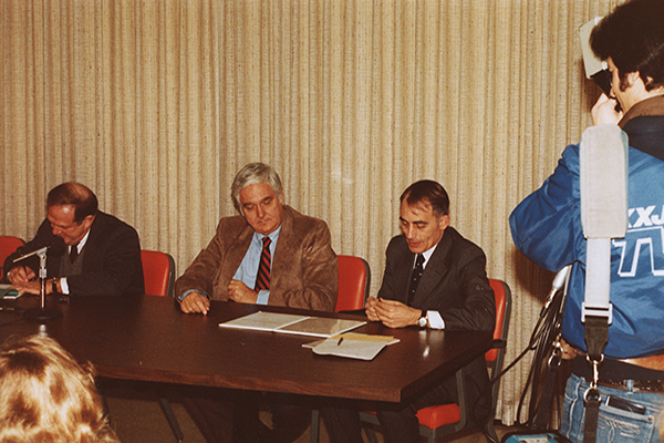 Cooperative Agreement Signing, 1983