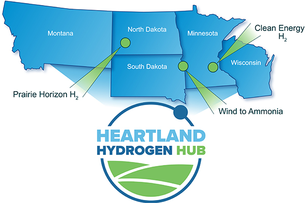 Hydrogen Hub Area Map